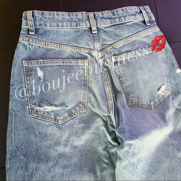 ZARA Wide Leg Full Length Jeans - Picture 6 of 6